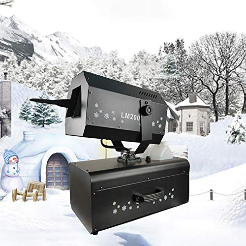 2000w Maschine für Schnee, Tragbare Party Schneekanone Effektmaschine mit Fernbedienung, Schneeflockenmacherin für DJ Partys, Weihnachten, Sprühabstand von 3-5m von Zdcdy