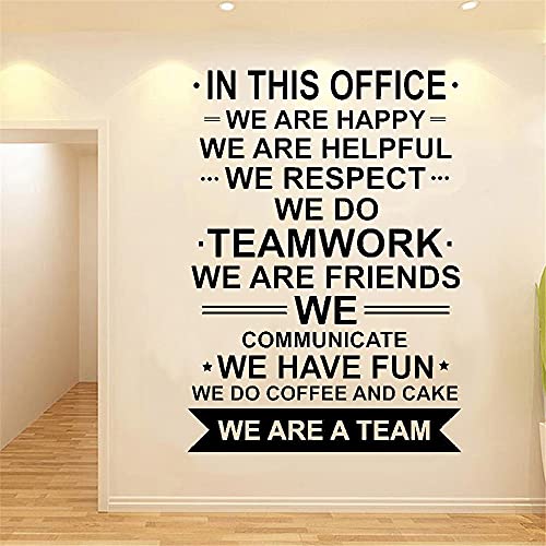 Zdklfm69 WandSticker Wandtattoos Wir sind Team Büro Poster Zitat Arbeit Inspirierende Teamarbeit Motivations Büro Dekor Vinyl Aufkleber Team 76x106cm Zdklfm69 WandSticker Wandtattoos Wir sind Team Büro Poster Zitat Arbeit Inspirierende Teamarbeit Motivations Büro Dekor Vinyl Aufkleber Team 76x106cm von Zdklfm69