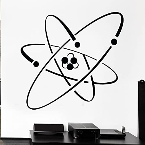 Zdklfm69 Wandtattoos Wandaufkleber Atom Electron Science Vinyl Chemie Nuklearphysik Dekor 106x101cm von Zdklfm69