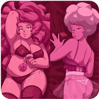 Rosenquarz + Pink Diamond Körper Kissenbezug Rosenquarz + Pink Diamond Körper Kissenbezug von ZePlushShop