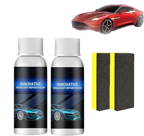 Leistungsstarkes Scheinwerfer-Reparaturmittel, innovative Scheinwerfer-Reparaturpolitur, Scheinwerfer-Restaurierungsset, entfernt sofort Oxidation, für alle Autoscheinwerfer von ZeTjieXing
