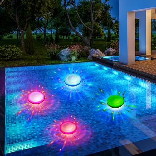 Zeadio LED Unterwasser-Poolleuchten mit 6 Lichtmodi, tauchfähig & wasserdicht, einfache Installation für Einbau- und Aufstellpools, RGB-farbwechselnde Spa- & Partyleuchten, 4er-Pack Zeadio LED Unterwasser-Poolleuchten mit 6 Lichtmodi, tauchfähig & wasserdicht, einfache Installation für Einbau- und Aufstellpools, RGB-farbwechselnde Spa- & Partyleuchten, 4er-Pack von Zeadio