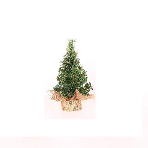 Zeagro Mini Weihnachtsbaum, Weihnachtsdekoration für Tisch und Schreibtisch Tops, Tannenbaum, Perfekt für Ihr Zuhause oder Büro, 20 cm von Zeagro