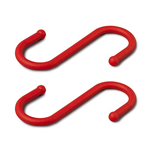 Zeal Haken S-Form, rot, Einheitsgröße von Zeal