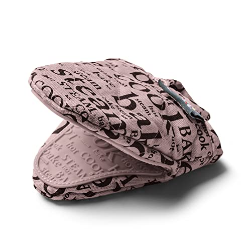 Zeal Mini-Topflappen, Silikon und Baumwolle, Schrift-Design, 18 x 13 cm, Rosa Zeal Mini-Topflappen, Silikon und Baumwolle, Schrift-Design, 18 x 13 cm, Rosa von Zeal