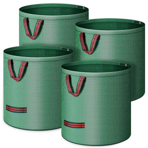 Zeawavsl 4 x 272 l Gartenabfallsäcke, Laubsäcke, Extra große und stabile Gartensäcke, Faltbare waschbare Gartensäcke aus Polypropylen-Gewebe 150 GSM, Geeignet für Blätter, Gras, Gartenabfälle Zeawavsl 4 x 272 l Gartenabfallsäcke, Laubsäcke, Extra große und stabile Gartensäcke, Faltbare waschbare Gartensäcke aus Polypropylen-Gewebe 150 GSM, Geeignet für Blätter, Gras, Gartenabfälle von Zeawavsl