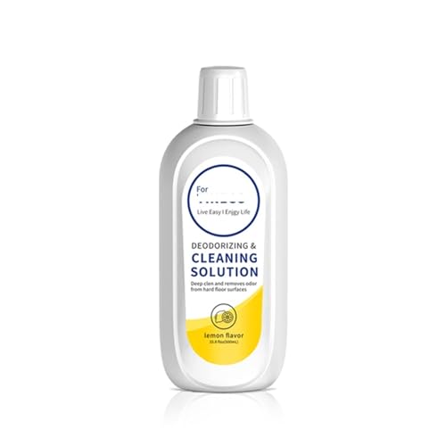 Flüssige Bodenreinigungslösung mit Zitronengeschmack, 500 ml, Original. Kompatibel mit Tineco FLOOR ONE S5/S3/IFLOOR3/IFLOOR2/IFLOOR SERIE Staubsaugerroboter, Reinigungslösung zur Bodenschmutzentfernu von ZebRaz
