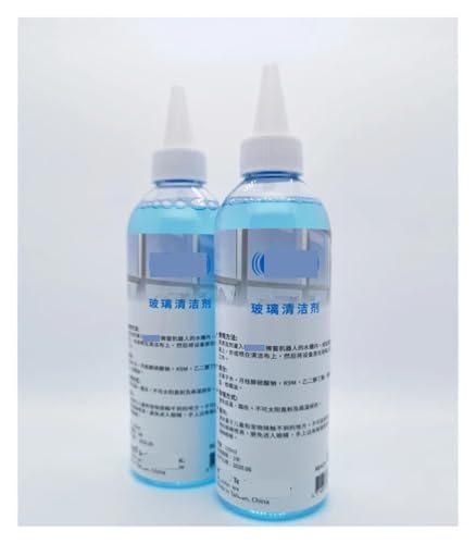 ZebRaz Fensterreinigungslösung, Glasreinigungslösung 220 ml, kompatibel for HOBOT 2S Fensterreinigungsroboter 188 388 Glasroboter-Zubehör 298 Reinigungsmittel(Set 2pcs) von ZebRaz