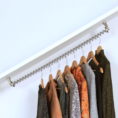 Zebedee - Kleiderstange Dachschräge. Zebedäus Kleiderstange ist die Geneigte Kleiderstange Designer-Aufbewahrungslösung für Dachschräge Schrank, Dachgeschoss Möbel Und Stauraum Unter Treppe (500 mm) von Zebedee