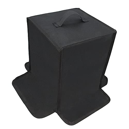Zeberoxyz 3D-Druckergehäuse Blackout-Abdeckung Gehäuseschutz mit Griff, Schutz vor Sonnenlicht und Staubaufbewahrung für LCD-Harz-3D-Drucker - 9,5 x 9,5 x 16 Zoll von Zeberoxyz