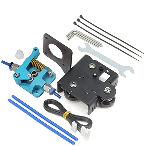 Zeberoxyz Upgrade Direct Drive Support Plate mit 3 POM-Riemenscheiben mit Dual Gear Extruder Kit,Dual Driver Feed für Ender 3/V2/3 Pro/CR10 (Platte+Extruder Kit) von Zeberoxyz
