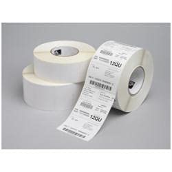 Zebra Z-Select 2000D, Etikettenrolle , Thermopapier, 100 x 50 mm, Premium beschichtet, 1300 Etiketten/Rolle, Verpackungseinheit: 4 Stück, 87000 - von Zebra Technologies