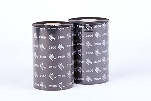 Zebra 2300 Wax Thermal Ribbon 131MM X 450M Cinta para IMPRESORA von Zebra Textil