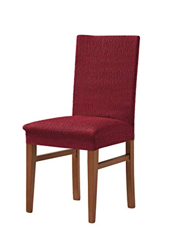 Zebra Textil Elastische Stuhl-Husse mit Rückenlehne - Beta, Farbe Rot, Größe Standard, (mehrere Farben verfügbar) von Zebra Textil