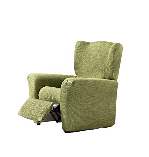 Zebra Textil - Vega Elastische Husse Relax-Sessel, Größe 1 Sitzer (Standard), Farbe Grün von Zebra Technologies