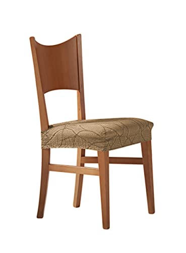 Estoralis Alexia - Stretc Sitzhusse, Sitz (45 x 45 cm) Farbe Beige von Zebra Textil