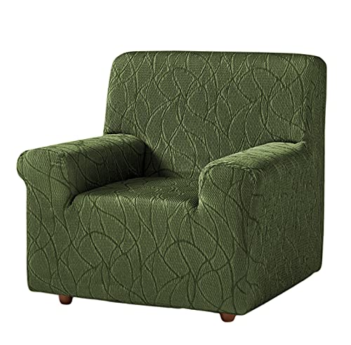 Zebra Textil Estoralis Alexia - Stretch Sofabezug für Sofa 1-Sitzer, (Sofagröße: 70-110cm) Farbe Grün von Zebra Textil