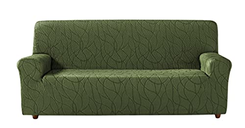 Zebra Textil Alexia Stretch Sofabezug für Sofa 3-Sitzer, (Sofagröße: 180-230cm) Farbe Grün von Zebra Textil