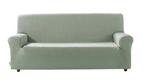 Zebra Textil - Betina - Elastische Sofa-Husse, Größe 2 Sitzer (Von 140 bis 170 cm), Farbe Grün von Zebra Textil