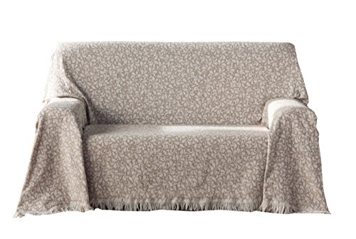 Zebra Textil Oregon Multipurpose Plaid, Baumwolle, Beige, 230x260 cm von Zebra Textil