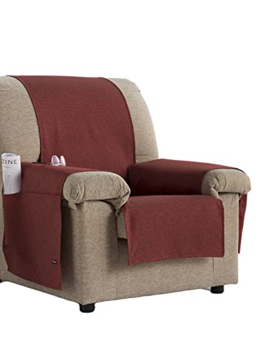 Zebra Textil Sofa, Rot von Zebra Textil