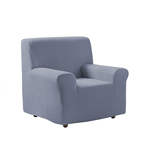 Zebra Textil - Z51 -Bielastische Sofa-Husse, Größe 1 Sitzer (Von 70 bis 110 cm), Farbe Hellblau von Zebra Textil