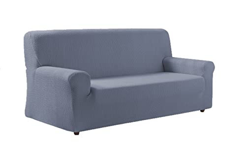 Zebra Textil - Z51 -Bielastische Sofa-Husse, Größe 2 Sitzer (Von 140 bis 170 cm), Farbe Hellblau von Zebra Textil