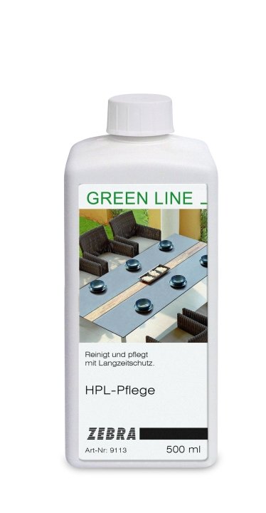 HPL-Pflege 0,5 Liter für HPL-Platten von Zebra