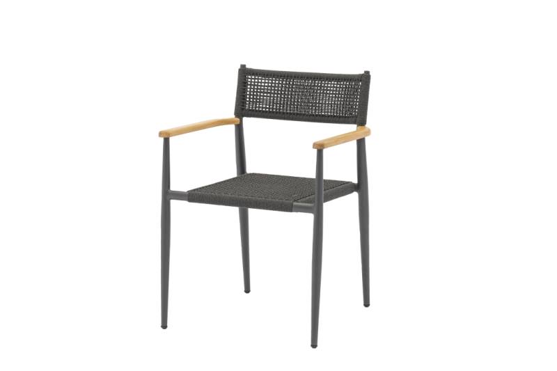 Stapelsessel ANT in Rope grey/Aluminium graphit von Zebra