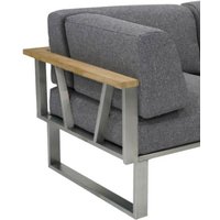 Zebra Belvedere Seitenkissen Medium Grey Tuvatextil von Zebra