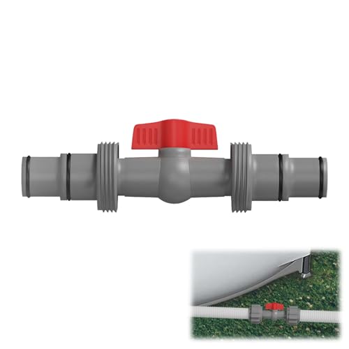 Schlauchverbinder 32mm/38mm, Poolschlauch Verbinder 1,25/1,5 Zoll Pool Schlauchadapter für Intex Bestway Coleman, Gartenschlauch Schlauchverbinder Anschlussset mit Gummiringe (1,5 bis 1,25 Zoll) von Zecnaud