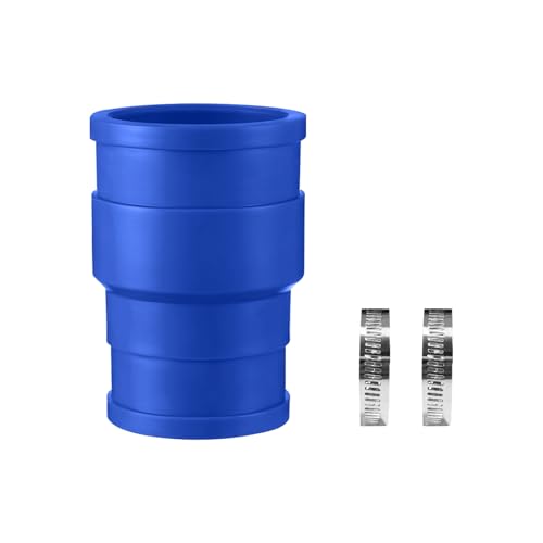 Zecnaud Pool Saugschlauch Adapter 1.5 Zoll Skimmer Schlauchverbinder Mit Reifenkopf Und Blauer Sockel Für Pool Filteranschluss Und Oberirdische Pools (B) von Zecnaud