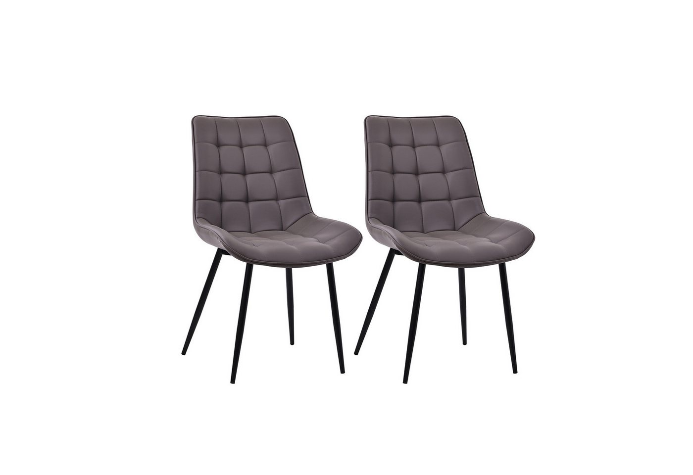 Zedelmaier Esszimmerstuhl 2er Set Stühle Esstisch Stühle Küchenstühle Essstühle (2er Set), Polsterstuhl mit Rückenlehne für Esszimmer Wohnzimmer Küche von Zedelmaier