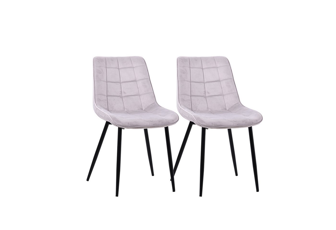 Zedelmaier Esszimmerstuhl 2er Set Stühle Esstisch Stühle Küchenstühle Essstühle (2er Set), Polsterstuhl mit Rückenlehne für Esszimmer Wohnzimmer Küche von Zedelmaier