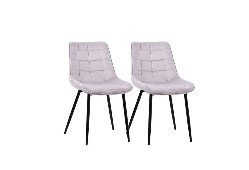Zedelmaier Esszimmerstuhl 2er Set Stühle Esstisch Stühle Küchenstühle Essstühle (2er Set), Polsterstuhl mit Rückenlehne für Esszimmer Wohnzimmer Küche von Zedelmaier