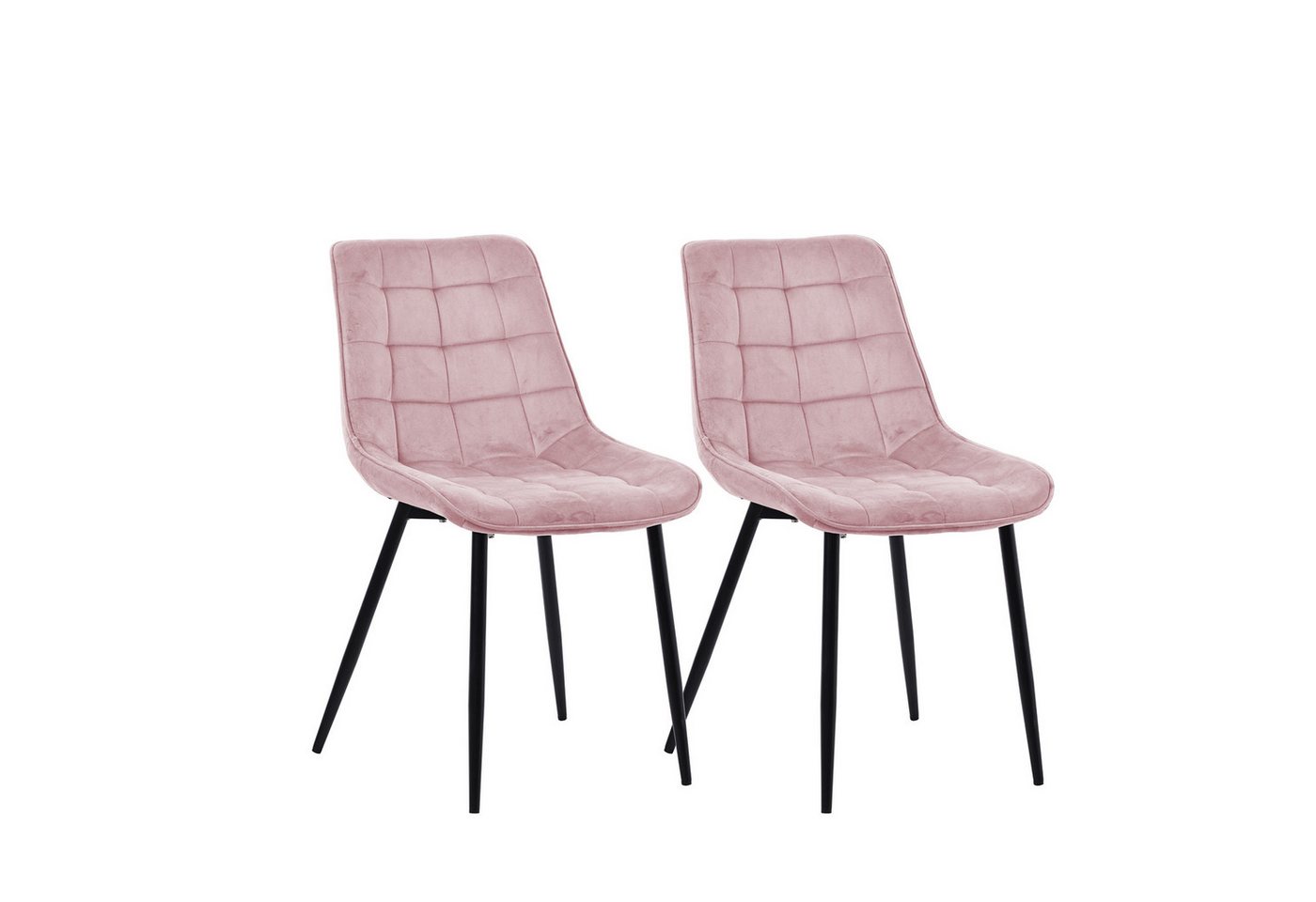 Zedelmaier Esszimmerstuhl 2er Set Stühle Esstisch Stühle Küchenstühle Essstühle (2er Set), Polsterstuhl mit Rückenlehne für Esszimmer Wohnzimmer Küche von Zedelmaier