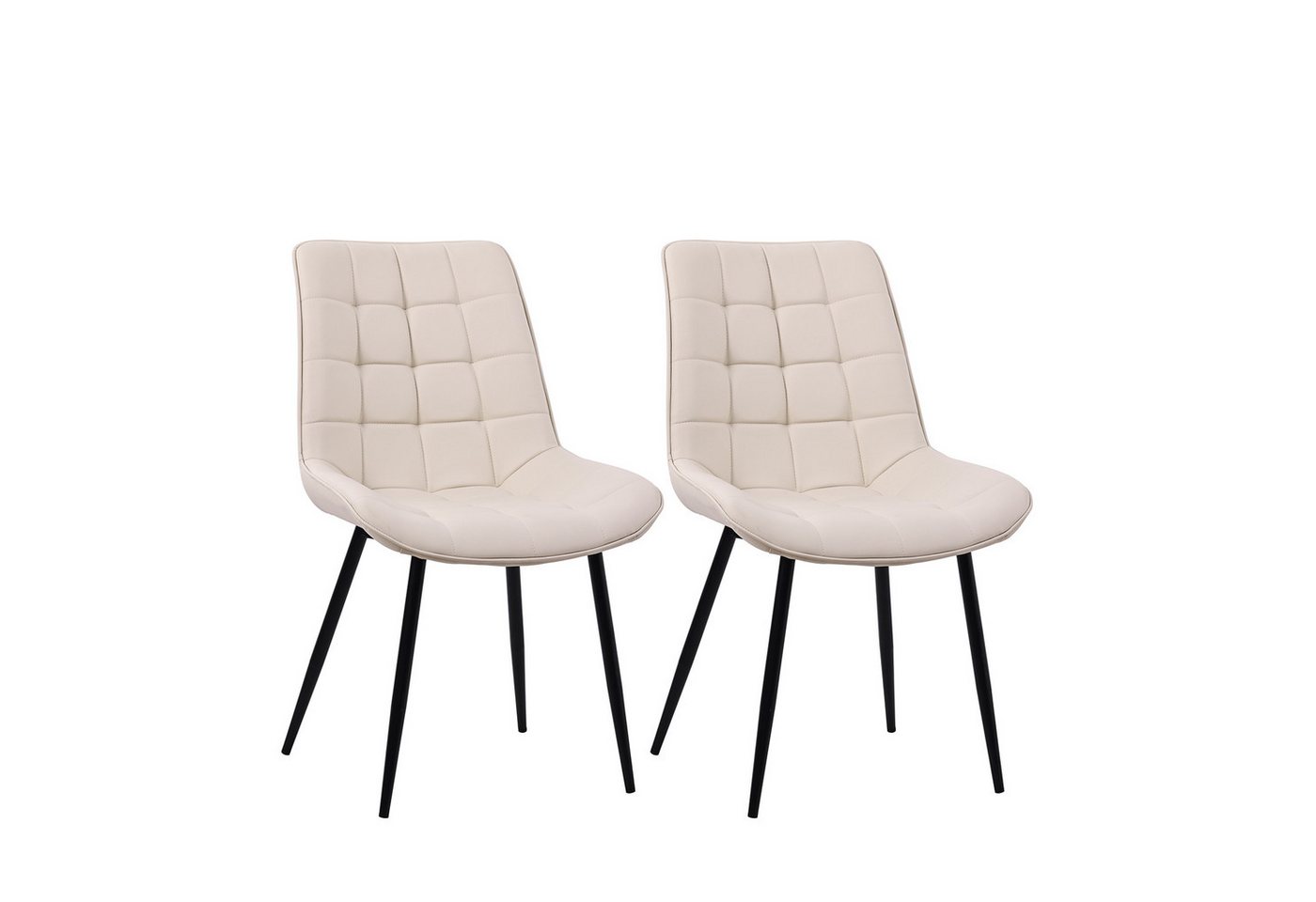 Zedelmaier Esszimmerstuhl 2er Set Stühle Esstisch Stühle Küchenstühle Essstühle (2er Set), Polsterstuhl mit Rückenlehne für Esszimmer Wohnzimmer Küche von Zedelmaier