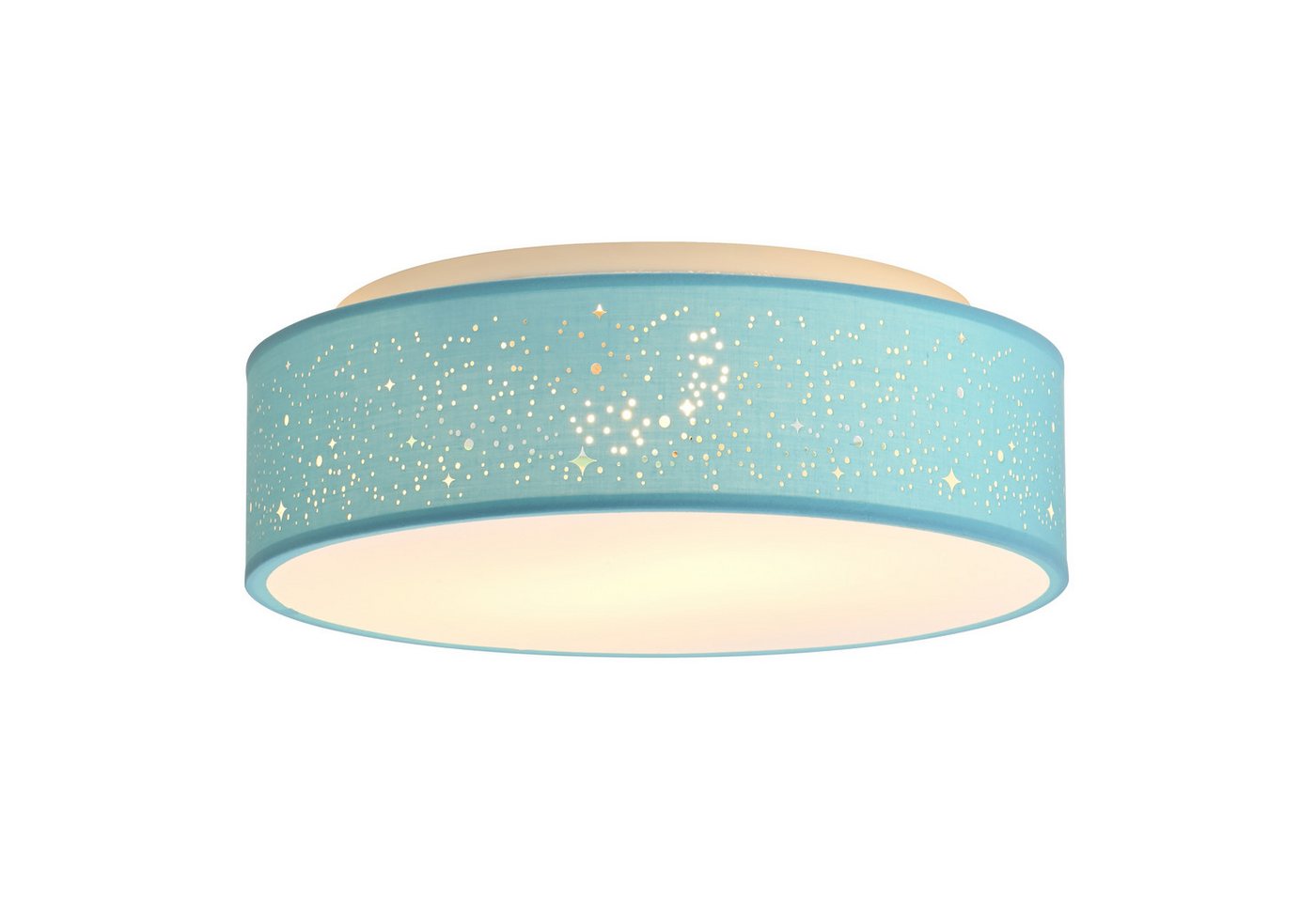 Zedelmaier Lampenschirm Deckenlampe Deckenleuchte mit Stoff-Lampenschirm, Wohnzimmerlampe Schlafzimmer Kinderzimmer Flur Lampe Zedelmaier Lampenschirm Deckenlampe Deckenleuchte mit Stoff-Lampenschirm, Wohnzimmerlampe Schlafzimmer Kinderzimmer Flur Lampe von Zedelmaier