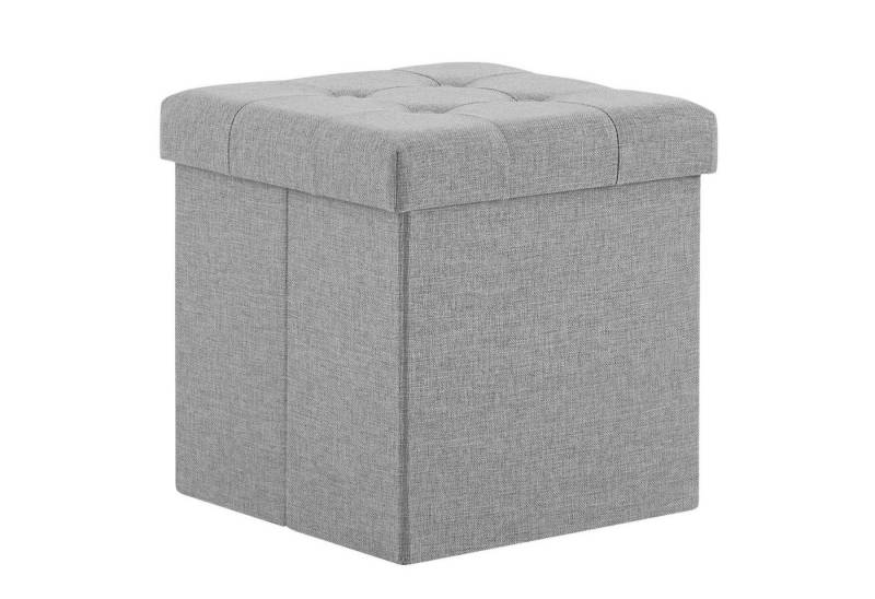 Zedelmaier Sitzbank Sitzbaenk mit Stauraum Sitzhocker Fußbank,Aufbewahrungsbox faltbar (ZD38Lenian), Belastbar bis 300 kg, Spielzeugtruhe mit Stauraum, Deckel abnehmbar von Zedelmaier
