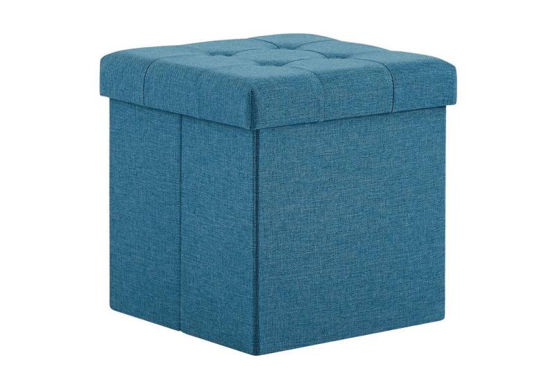 Zedelmaier Sitzbank Sitzbaenk mit Stauraum Sitzhocker Fußbank,Aufbewahrungsbox faltbar (ZD38Lenian), Belastbar bis 300 kg, Spielzeugtruhe mit Stauraum, Deckel abnehmbar von Zedelmaier