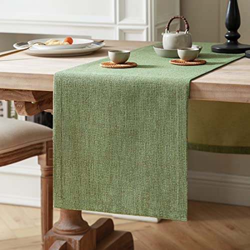 ZeeMart Jute-Stil Tischläufer im Bauernhaus-Stil, 121 cm lang, grün, rustikaler gewebter Esstischläufer für den täglichen Gebrauch, 35,6 x 121,9 cm, grasgrün ZeeMart Jute-Stil Tischläufer im Bauernhaus-Stil, 121 cm lang, grün, rustikaler gewebter Esstischläufer für den täglichen Gebrauch, 35,6 x 121,9 cm, grasgrün von ZeeMart