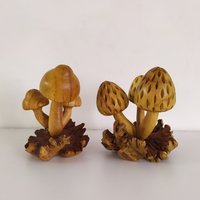 Wunderschöne Pilz Statue. Holzschnitzerei. Einzigartige Holzskulptur. Muttertag. Geschenk Für Mutter, Geschenke Sie.home Dekor von ZeeWoodart22