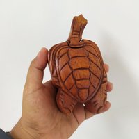 Wunderschöne Schildkröte Schmuckschatulle/Puzzle-Box Handgefertigte Zauberbox Weihnachten Geburtstagsgeschenk Muttertag von ZeeWoodart22