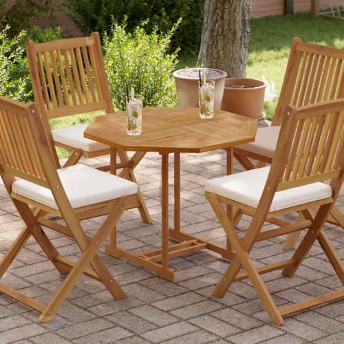 Zeehear Achteckige Teakholz Tischplatte 80x80x2,5 cm, Massivholz Ersatzplatte für Gartentisch, mit Sonnenschirmloch, witterungsbeständig, Glatte Oberfläche, vielseitig einsetzbar Zeehear Achteckige Teakholz Tischplatte 80x80x2,5 cm, Massivholz Ersatzplatte für Gartentisch, mit Sonnenschirmloch, witterungsbeständig, Glatte Oberfläche, vielseitig einsetzbar von Zeehear