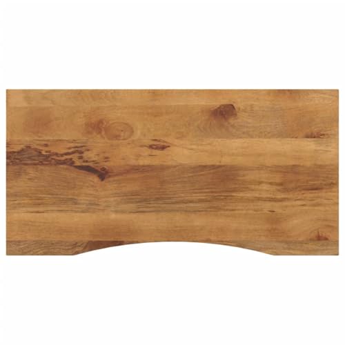 Zeehear Schreibtischplatte mit Aussparung 110x50x2,5cm Massivholz Mango, Natur Finish, Robuste Holz Tischplatte für Büro, Computer, Esstisch, Arbeitsplatte, Einzigartige Maserung Zeehear Schreibtischplatte mit Aussparung 110x50x2,5cm Massivholz Mango, Natur Finish, Robuste Holz Tischplatte für Büro, Computer, Esstisch, Arbeitsplatte, Einzigartige Maserung von Zeehear