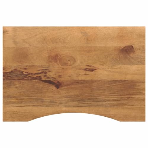 Zeehear Schreibtischplatte mit Aussparung 90x50x2,5 cm, Massives Mangoholz Natur Finish, Robuste Holz Tischplatte für Büro, Computer, Esstisch, Modernes Arbeitszimmer Zeehear Schreibtischplatte mit Aussparung 90x50x2,5 cm, Massives Mangoholz Natur Finish, Robuste Holz Tischplatte für Büro, Computer, Esstisch, Modernes Arbeitszimmer von Zeehear