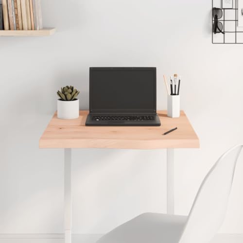 Zeehear Tischplatte 60x60cm, Massivholz Eiche Unbehandelt, Naturkante, DIY-Ersatzplatte für Schreibtisch, Arbeitstisch, robuste Möbel Zeehear Tischplatte 60x60cm, Massivholz Eiche Unbehandelt, Naturkante, DIY-Ersatzplatte für Schreibtisch, Arbeitstisch, robuste Möbel von Zeehear