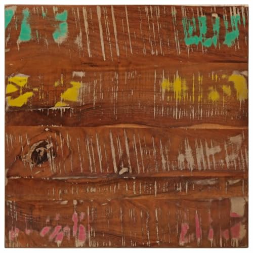 Zeehear Tischplatte 60x60x2,5 cm Quadratisch Altholz Massiv, Rustikales Design für Esstisch & Schreibtisch, Recyceltes Holz, Büro, Zuhause, Langlebige Oberfläche Zeehear Tischplatte 60x60x2,5 cm Quadratisch Altholz Massiv, Rustikales Design für Esstisch & Schreibtisch, Recyceltes Holz, Büro, Zuhause, Langlebige Oberfläche von Zeehear