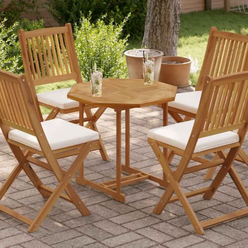 Zeehear Tischplatte 70x70x2,5 cm Achteckig Massivholz Teak, Witterungsbeständig, mit Sonnenschirmloch, für Garten, Terrasse, Essbereich, Hohe Festigkeit Zeehear Tischplatte 70x70x2,5 cm Achteckig Massivholz Teak, Witterungsbeständig, mit Sonnenschirmloch, für Garten, Terrasse, Essbereich, Hohe Festigkeit von Zeehear