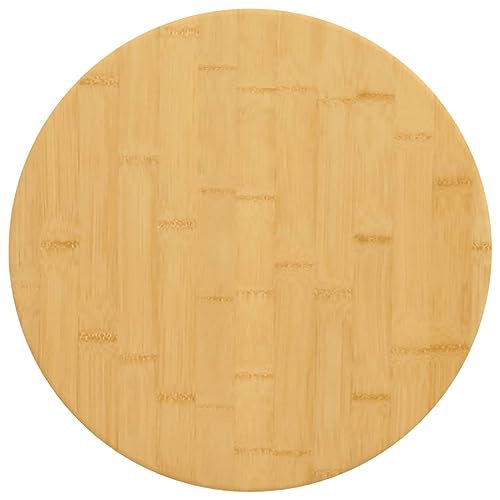 Zeehear Tischplatte Ø50x1,5 cm Bambus lackiert, runde Arbeitsplatte, strapazierfähig für Esstisch, Couchtisch, Beistelltisch, natürliche Holzmöbel Zeehear Tischplatte Ø50x1,5 cm Bambus lackiert, runde Arbeitsplatte, strapazierfähig für Esstisch, Couchtisch, Beistelltisch, natürliche Holzmöbel von Zeehear